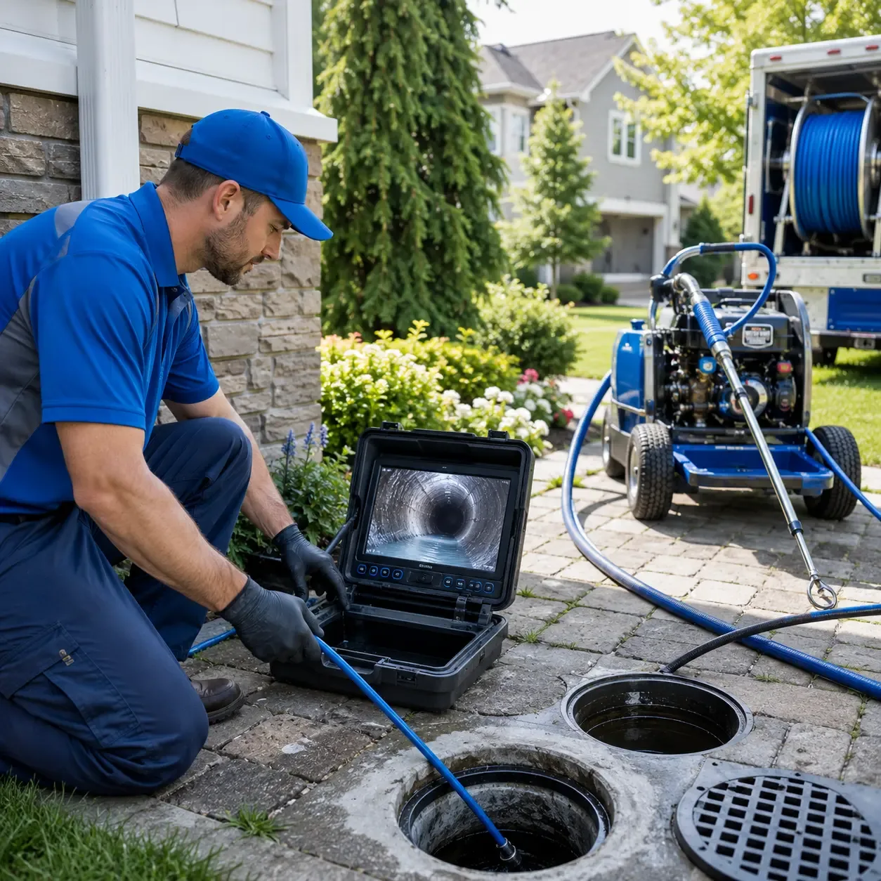 Outdoor drain cleaning professionals serving Valdese, NC
